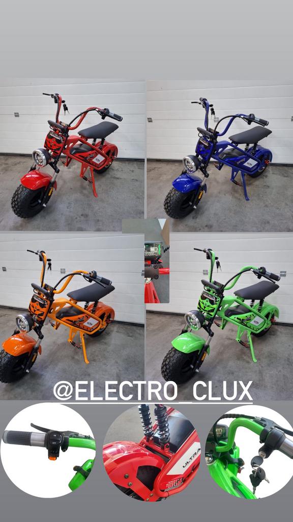 E-Scooter Monkey Bike Viper / Krachtige 1000watt 48v ️, Fietsen en Brommers, Ophalen