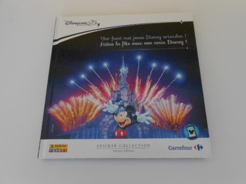 stickerboek Disney - 25 jaar Disneyland Paris - carrefour, Enlèvement ou Envoi, Autres personnages, Utilisé, Image ou Affiche