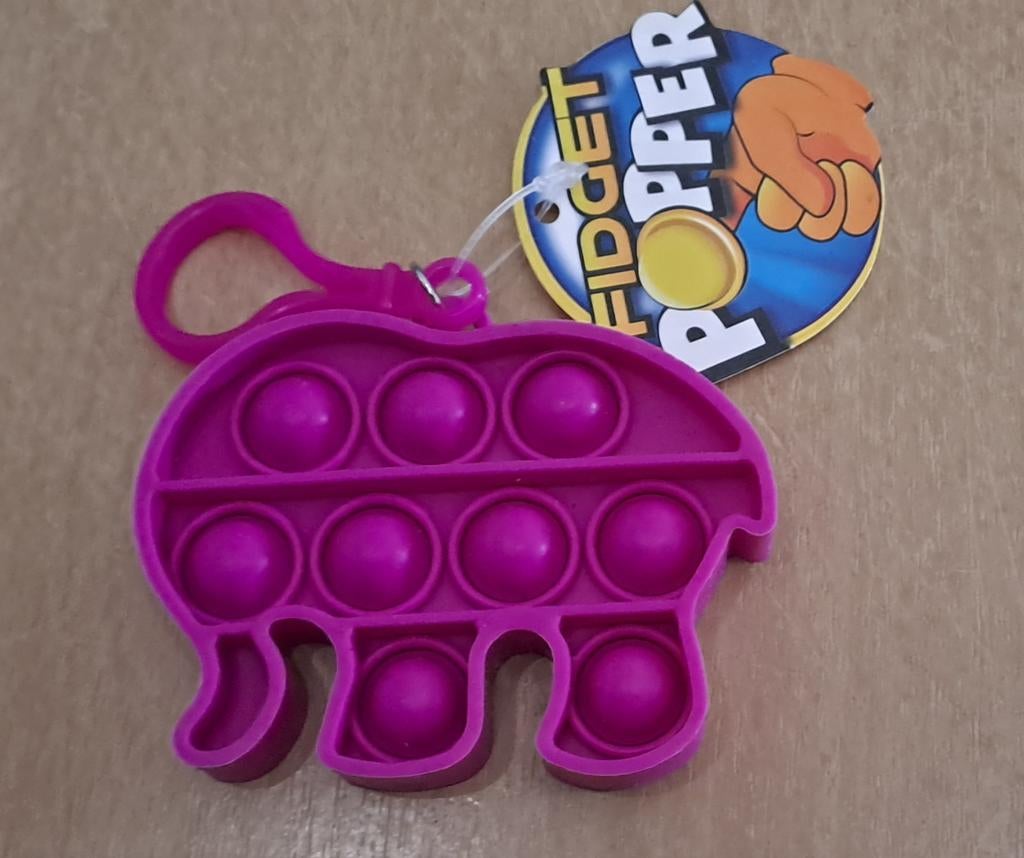 Sleutelhanger Fidget popper olifant ( nieuw), Ophalen of Verzenden, Nieuw, Jongen of Meisje