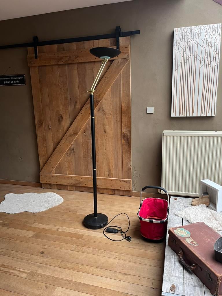 Lampe halogène avec variateur, Maison & Meubles, Lampes | Lampadaires, Utilisé, 150 à 200 cm, Enlèvement, Industriel