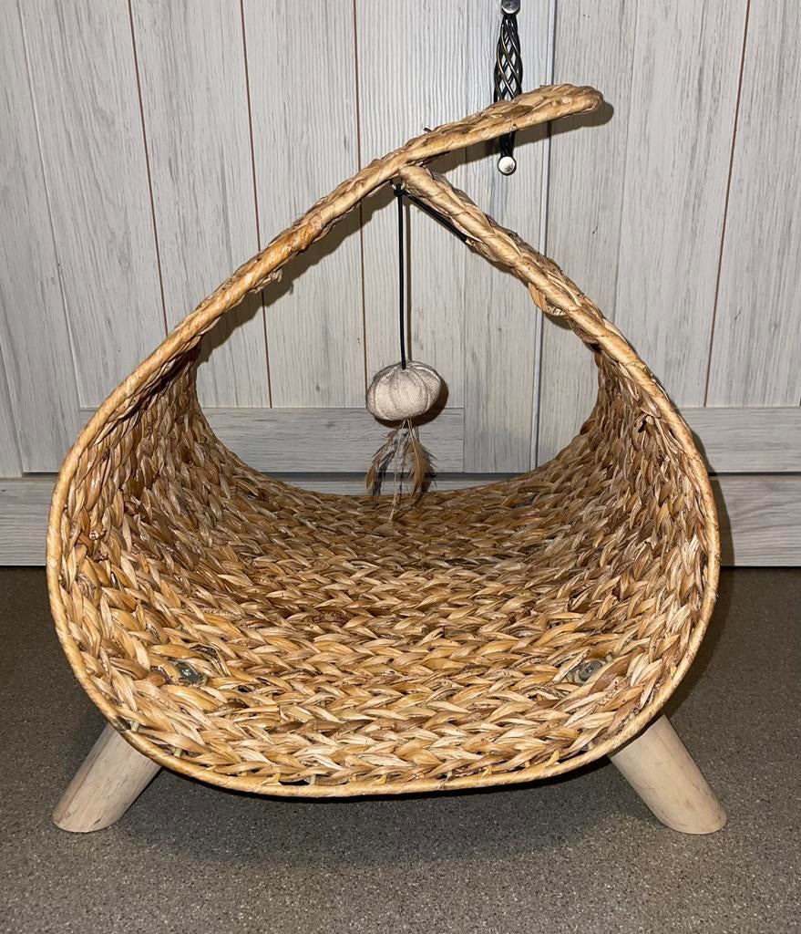 Maison cocon pour chat en fibres naturelles, Enlèvement, Utilisé