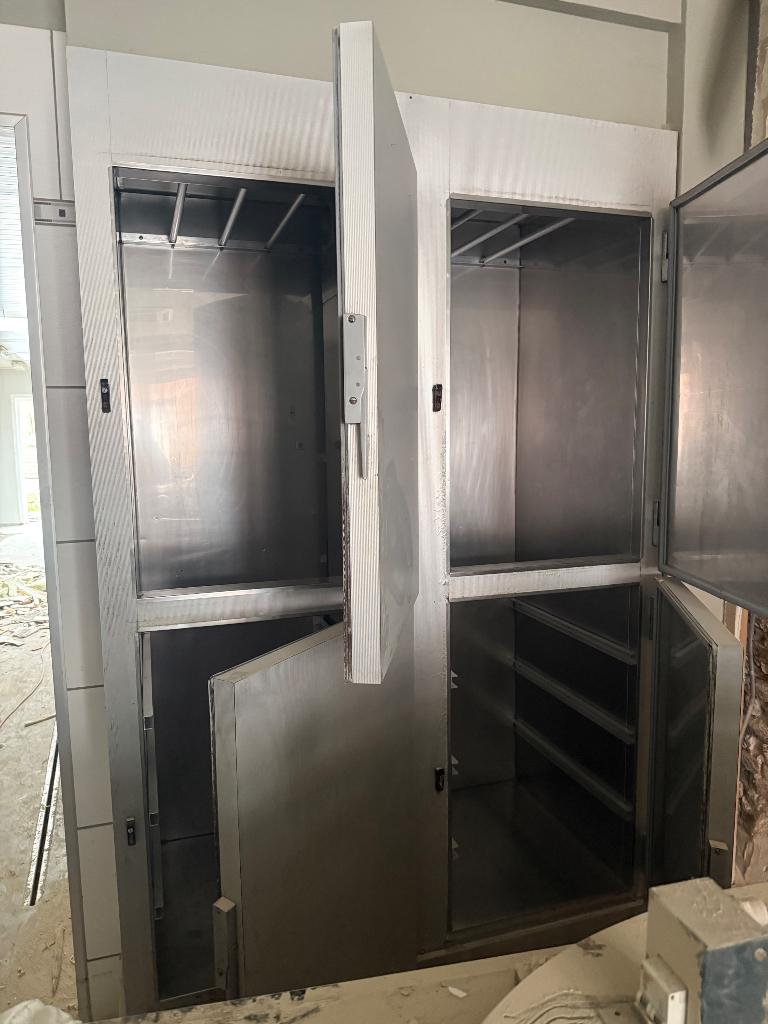 Professionele inox koelcel / koelkamer – slagerij / horeca, Ophalen, Gebruikt, Koelen en Vriezen
