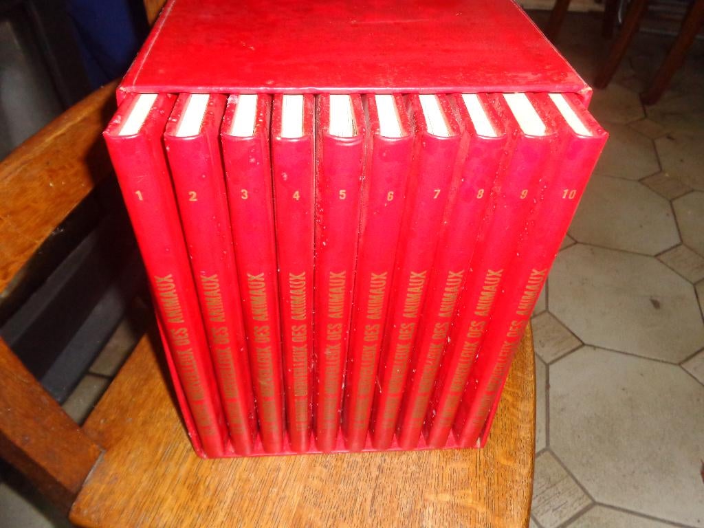 Encyclopédie "Le monde merveilleux des animaux" 10 volumes, Livres, Enlèvement, Animaux