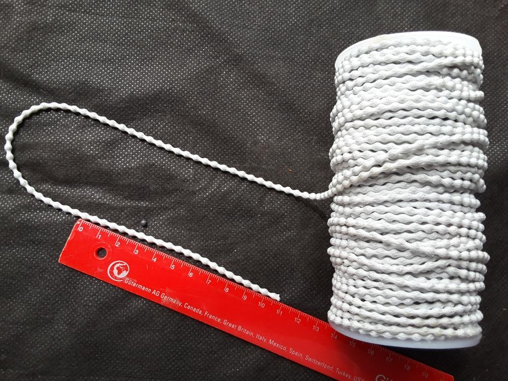 fil de plomb blanc 35 gr mètre pour lestage rideaux tenture, Enlèvement ou Envoi, Neuf