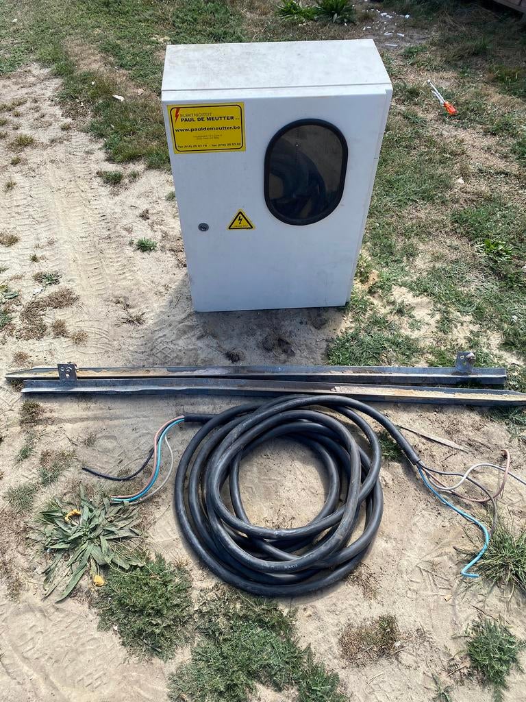 Werfkast in zeer goede staat. Gebruikt bij 1 bouw., Doe-het-zelf en Bouw, Elektriciteit en Kabels, Ophalen, Zo goed als nieuw