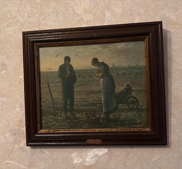 J.F. Millet - Het Angelus en Arenleessters, Enlèvement ou Envoi