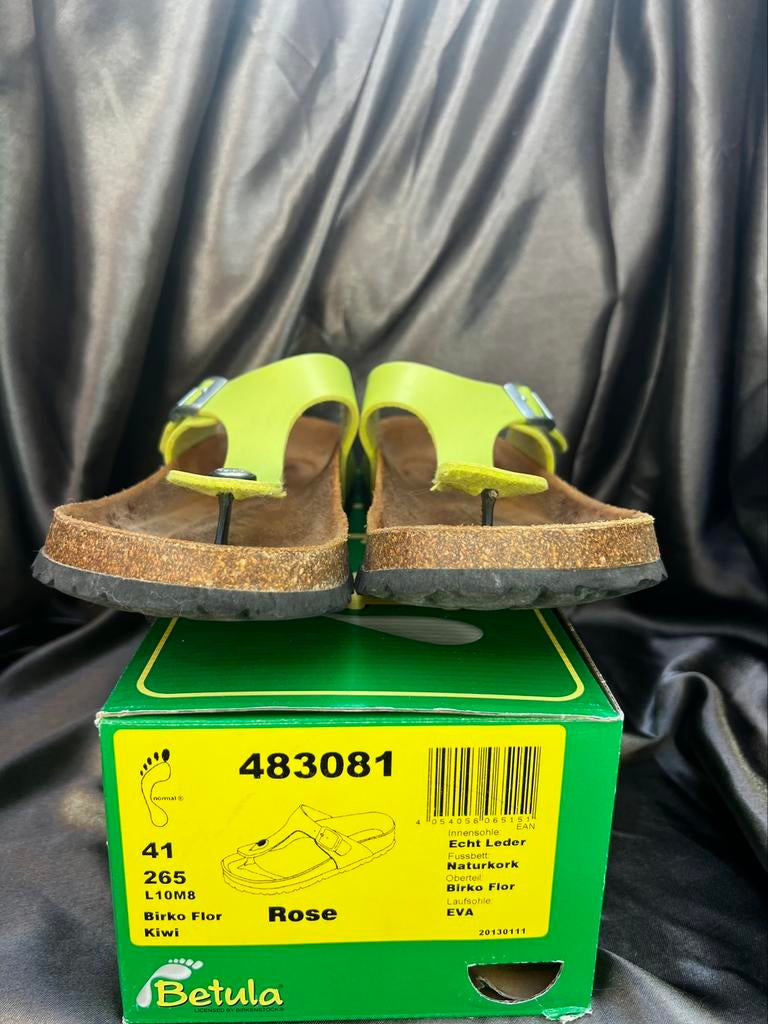 Sandales Betula taille 41, Betula, Enlèvement ou Envoi, Comme neuf, Vert