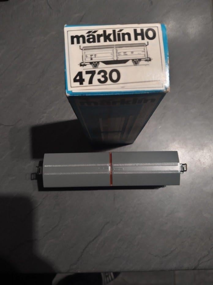 Marklin HO  6 schuifdakwagons SNCB 4730, Wisselstroom, Wagon, Ophalen of Verzenden, Märklin