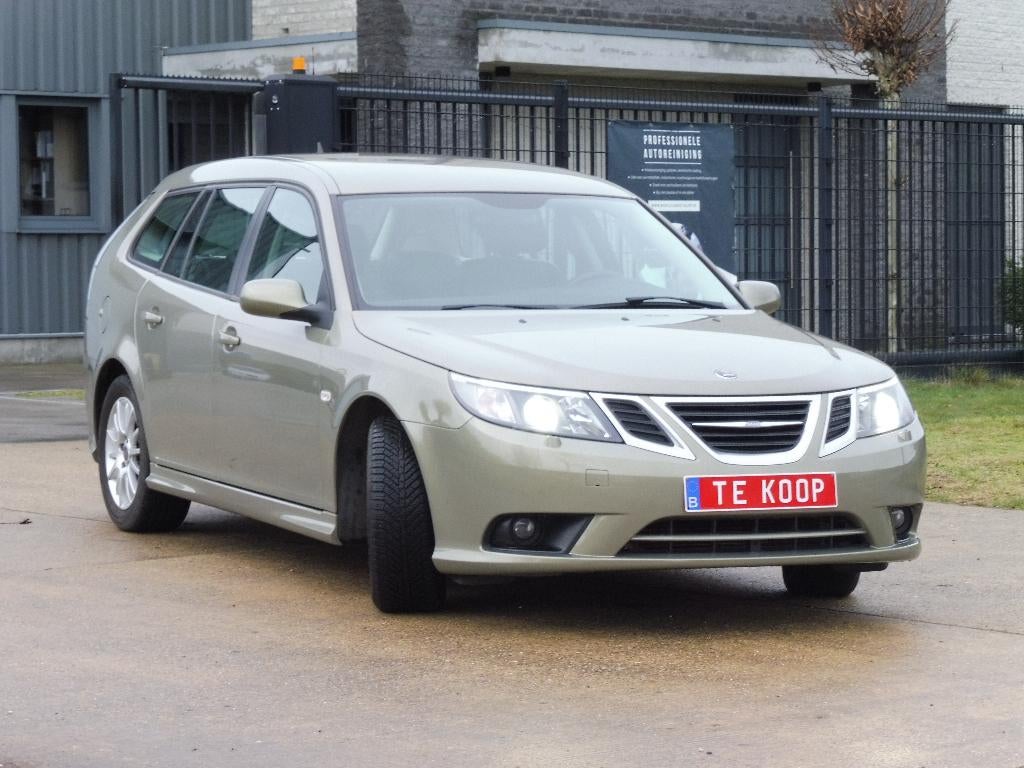 Saab 9-3, 1.9 TiD, 2007, Station, 140000km, Garantie ..., Auto's, Saab, Voorwielaandrijving, Parkeersensor, Zwart, 4 cilinders