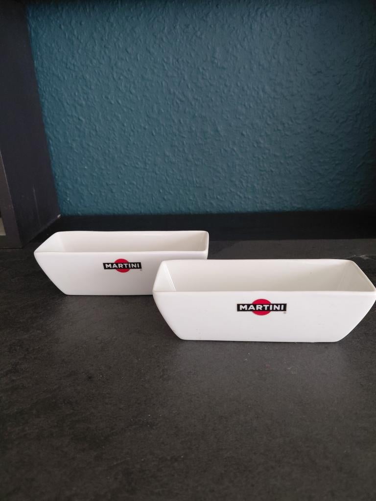 Paire de petits plats Martini, Enlèvement ou Envoi