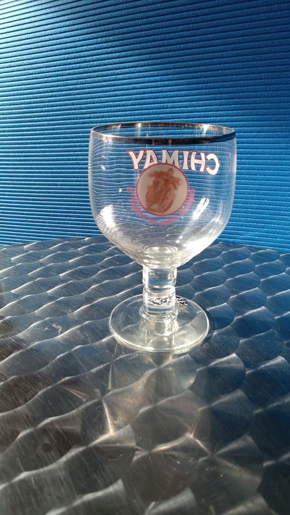 Verre Chimay 33cl 15 ème trophée des motos classiques, Collections, Enlèvement ou Envoi, Comme neuf