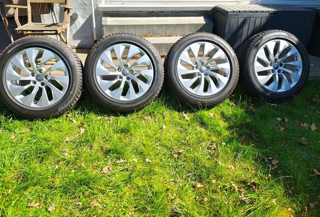 Originele Audi A6 A7 velgen + winterbanden, Auto-onderdelen, Banden en Velgen, Ophalen, Winterbanden, Band(en)