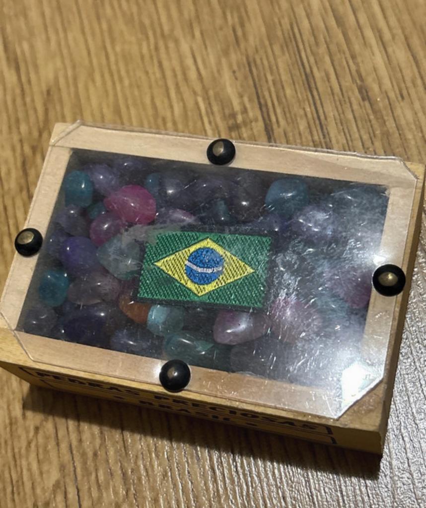 Brazilaanse edelstenen, Handtassen en Accessoires, Ophalen of Verzenden, Zo goed als nieuw