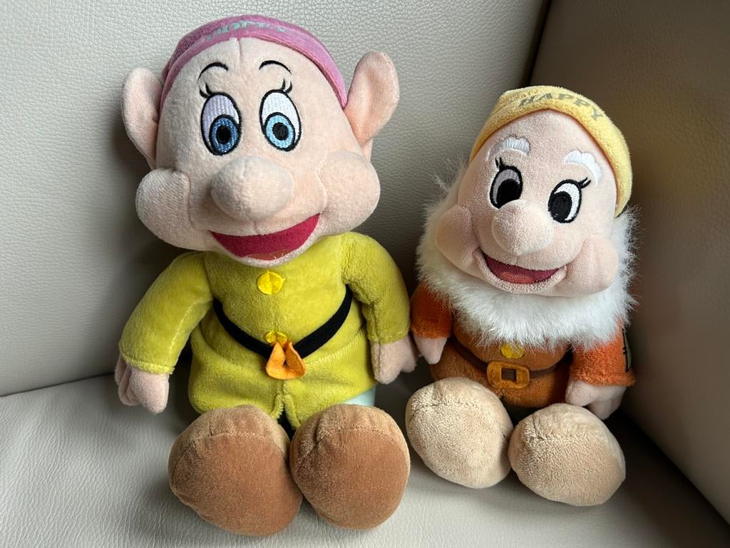 Dopey et Happy - 7 nains, Enlèvement ou Envoi, Comme neuf