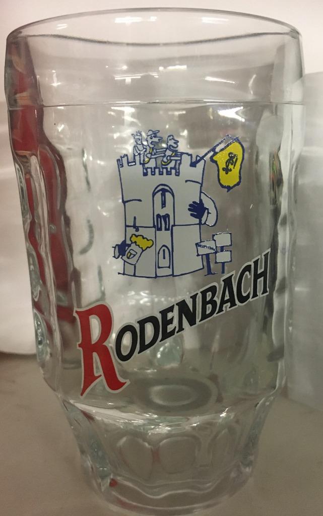 Bier brouwerij kroes Rodenbach, Gravensteen Gent, Ophalen of Verzenden, Nieuw, Glas of Glazen, Overige merken