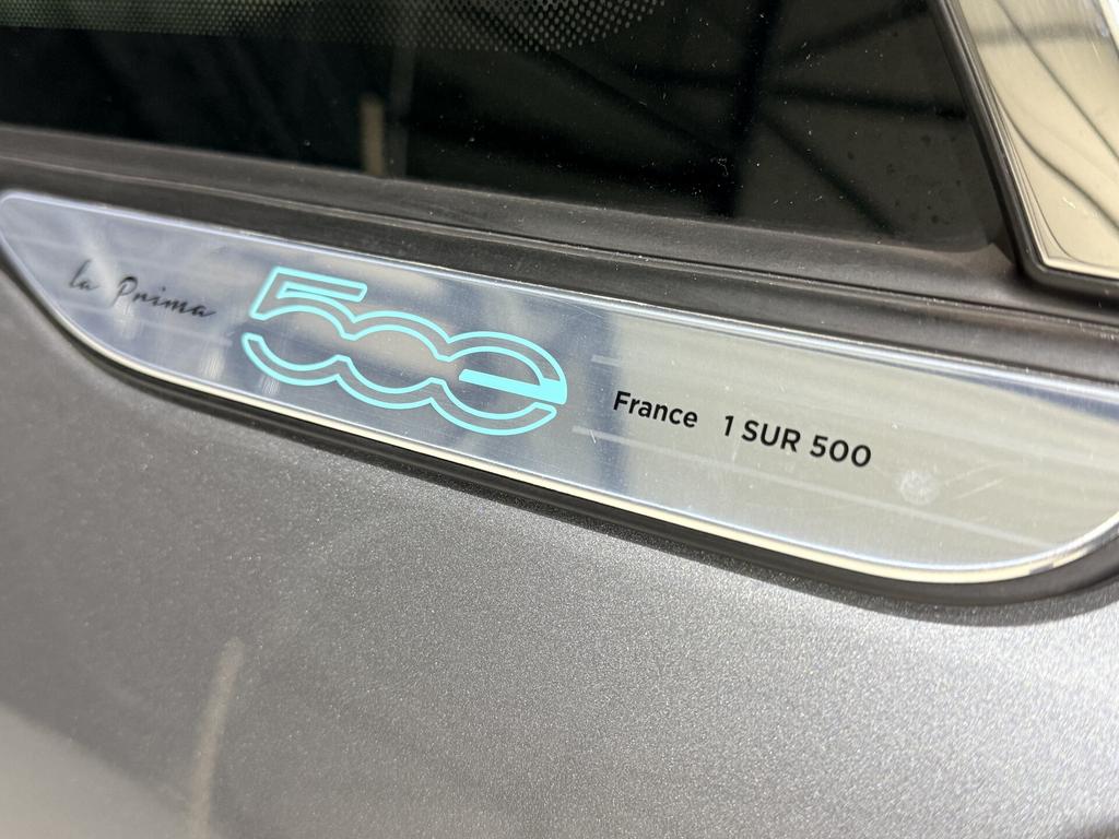 Fiat 500E Cabrio LA PRIMA 118PK (42kWh), Autos, Fiat, 0 kg, Argent ou Gris, 87 kW, Cabriolet