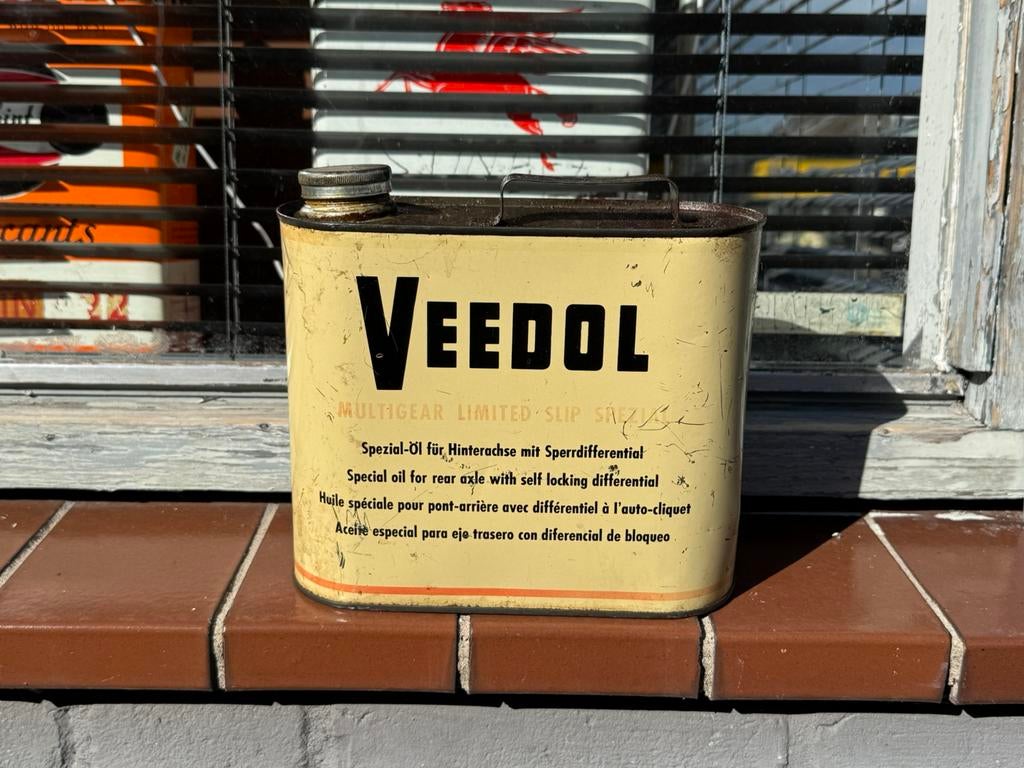 Bidon d'huile Veedol, Collections, Enlèvement ou Envoi, Utilisé, Ustensile