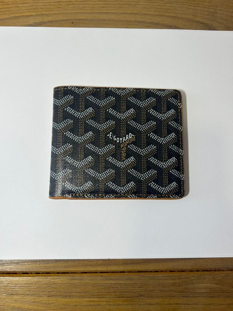 Porte feuille Goyard noir/brun, Bijoux, Sacs & Beauté, Porte-monnaie & Portefeuilles, Enlèvement, Neuf, Noir