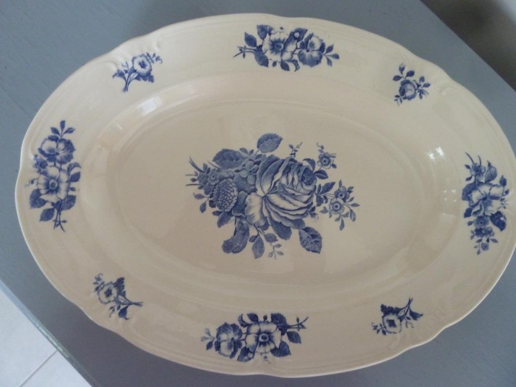 ancien plat ovale Rhodia boch, Antiquités & Art, Enlèvement