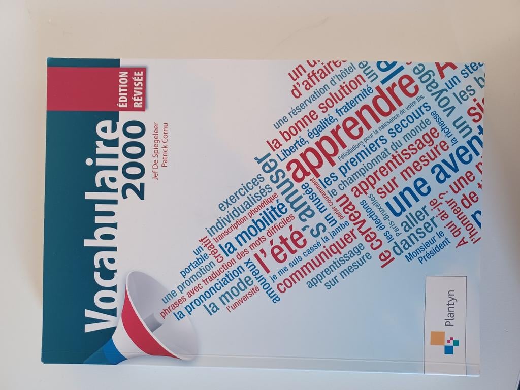 Jef de Spiegeleer - Vocabulaire 2000 revu, Enlèvement ou Envoi, Comme neuf, Néerlandais, Jef de Spiegeleer