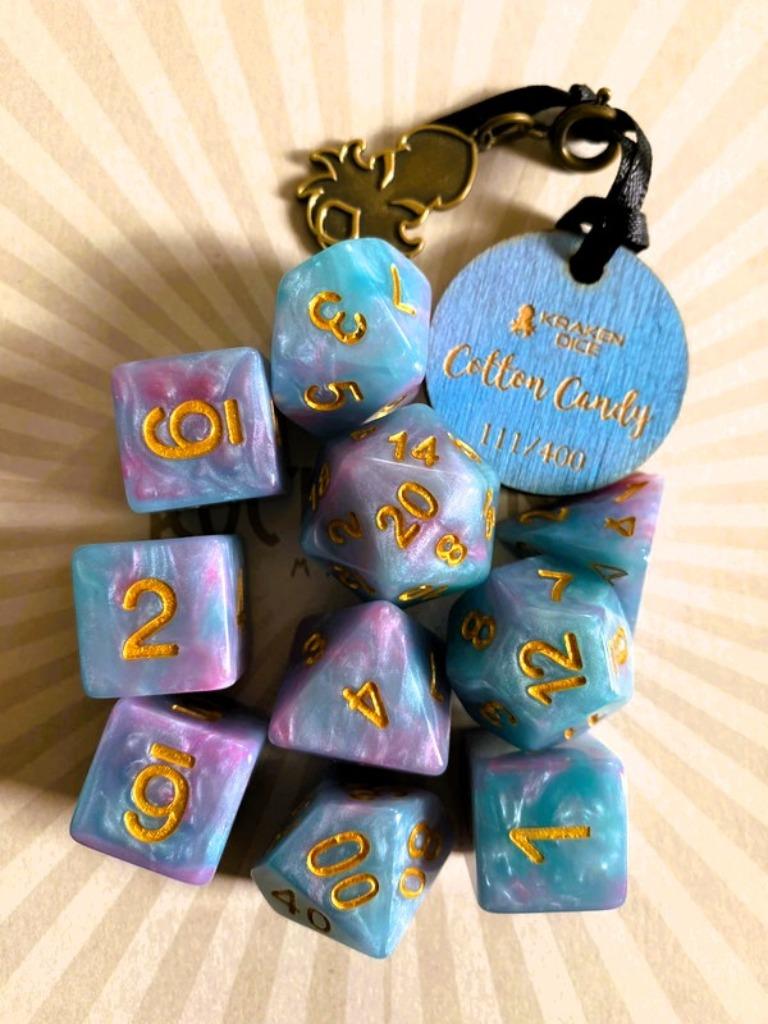 Originele Kraken Dice Cotton Candy – First Run Limited Editi, Verzamelen, Ophalen of Verzenden