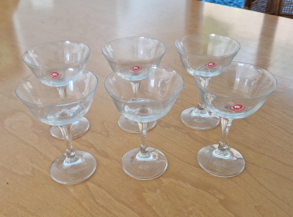 Champagneglazen, Huis en Inrichting, Keuken | Servies, Nieuw, Glas of Glazen, Overige stijlen, Glas, Ophalen