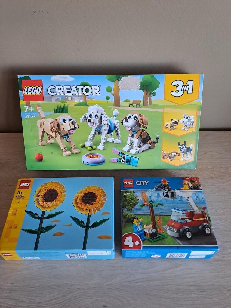 Lego Creator 31137 City 60212 Flowers 40524 new, Ophalen, Nieuw, Lego