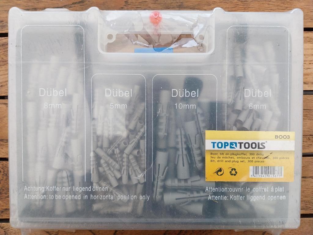 Nieuw Bit-Boren-Koffer 300dlg Powertools, Doe-het-zelf en Bouw, Ophalen of Verzenden, Nieuw, Boormachine