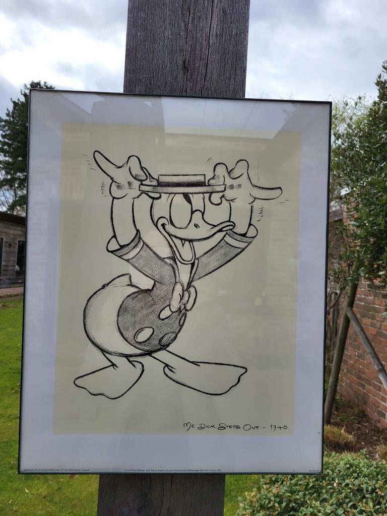 Affiche Disney élégante - Donald Duck « Mr. Duck Steps Out », Collections, Enlèvement, Donald Duck