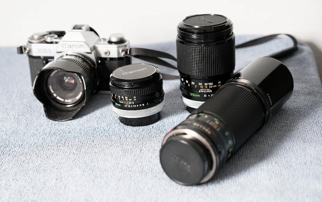 Appareil photo avec objectifs, Enlèvement, Utilisé, Reflex miroir, Canon