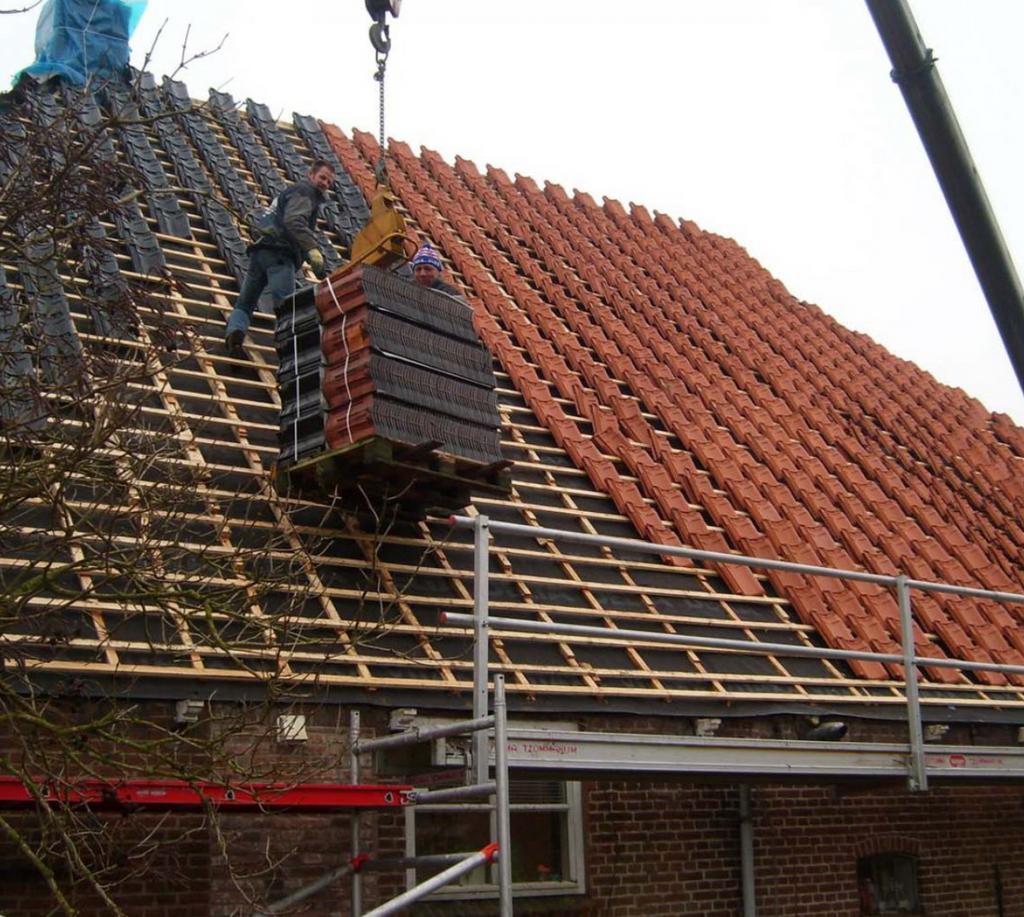 Dakpannen, dak werk binnen en buiten, Doe-het-zelf en Bouw, Ophalen of Verzenden, Zo goed als nieuw, Dakpannen