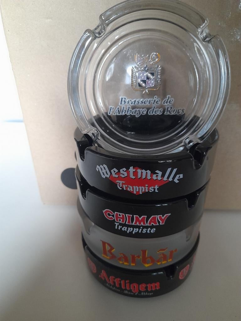 5 asbakken bieren nieuw, Verzamelen, Ophalen of Verzenden