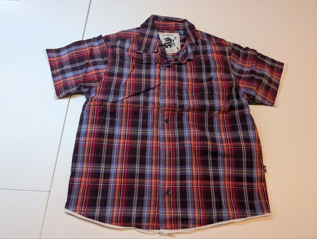 Chemise à carreaux pour garçons âgés de 8 ans, Garçon, Chemise ou Chemisier, Comme neuf, Okaïdi