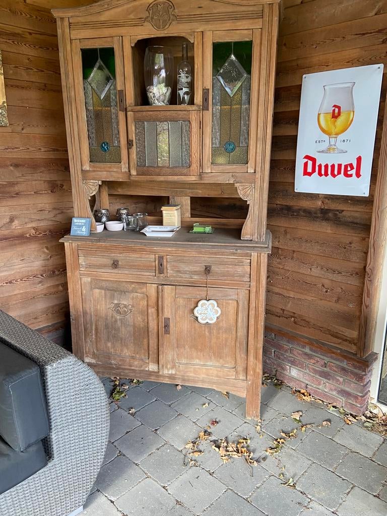 Grenen kast, Huis en Inrichting, Ophalen, Gebruikt