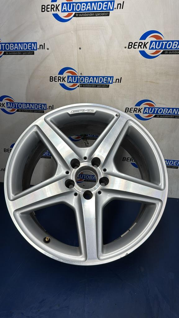Originele Mercedes AMG set 18 Inch 5x112 66.6 ET34.5 8.5J A2, Gebruikt, Velg(en), -, -