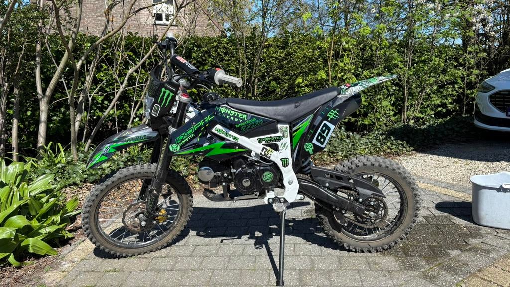 Dirt bike, crossbrommer 125cc, Autres marques, 4 vitesses, 125 cm³, Comme neuf