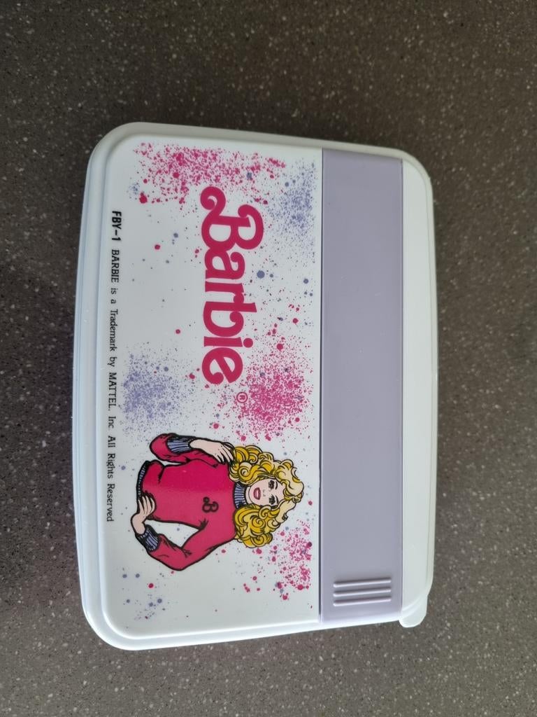 Vintage brooddoos Barbie in onberispelijke staat, Ophalen of Verzenden