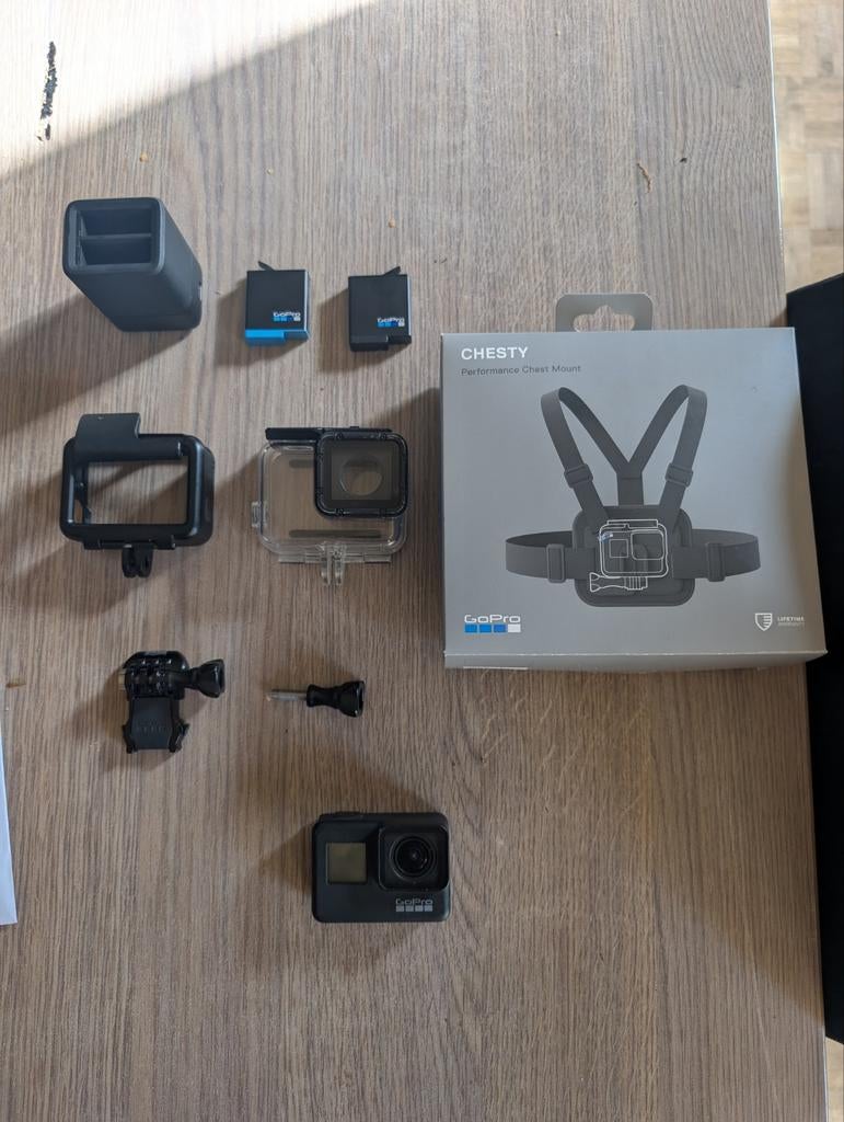 GoPro 7 black met extra's (topstaat), Audio, Tv en Foto, Actiecamera's, Ophalen, GoPro