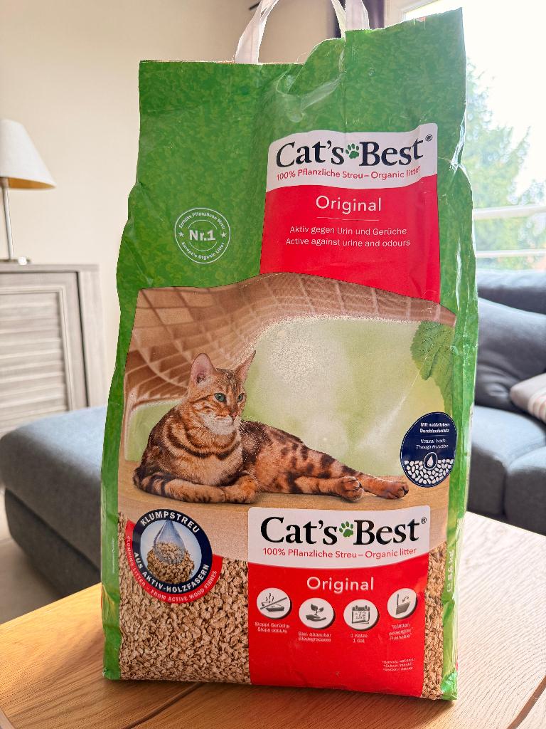 Sacs de litiere Best 2x8,6kg, Ophalen, Zo goed als nieuw, Gesloten