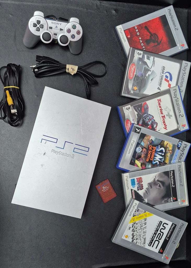 Playstation 2 fat + jeux 70€, Consoles de jeu & Jeux vidéo, Enlèvement ou Envoi
