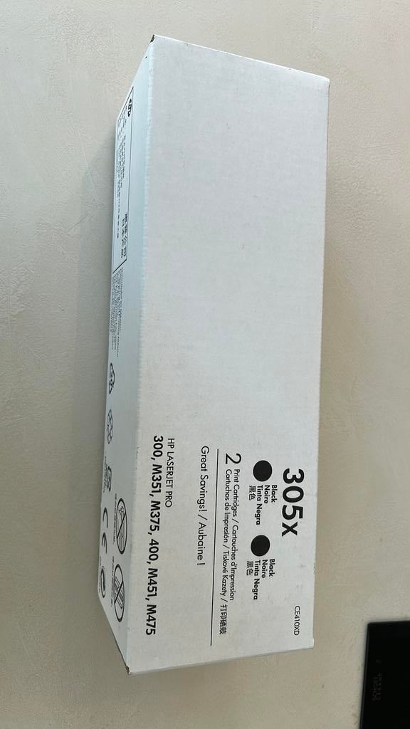 HP 305X (CE410X) toner zwart, Computers en Software, Printerbenodigdheden, Ophalen, Zo goed als nieuw