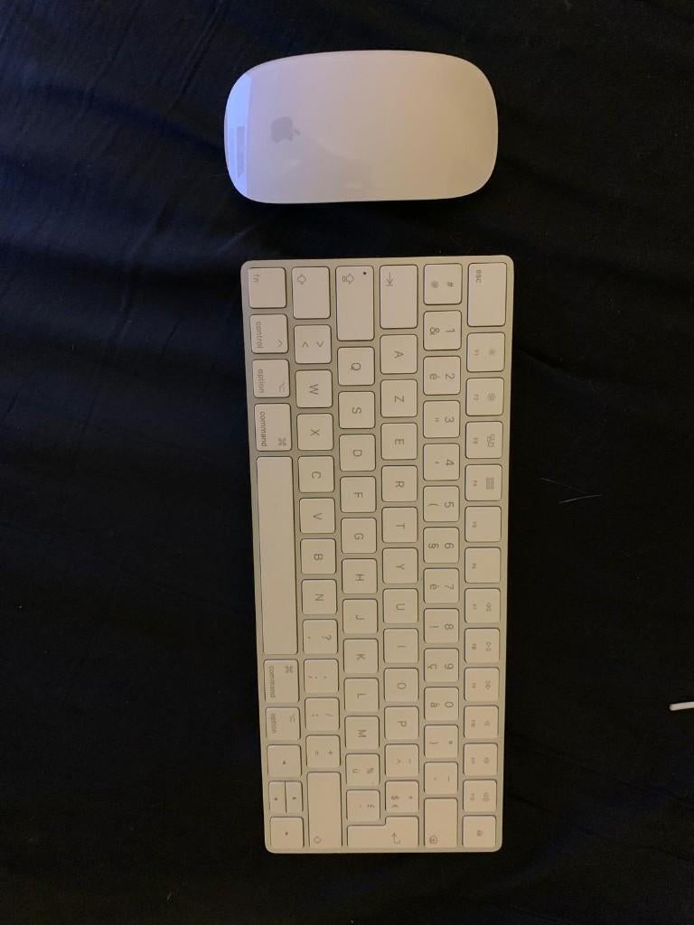 apple clavier et souris magic 2, Ophalen, Azerty, Zo goed als nieuw, Draadloos