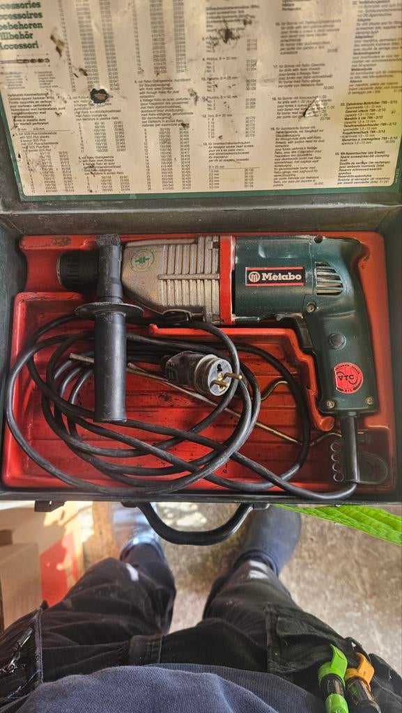 SDS plus Metabo, Ophalen, Gebruikt, 600 watt of meer, Boor- en/of Breekhamer