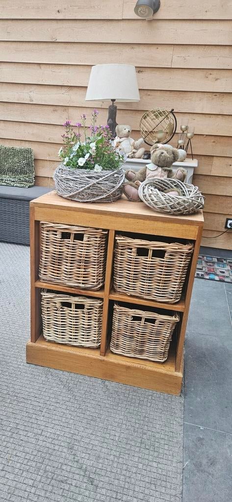 Bijzetkastje rieten mandjes, Ophalen