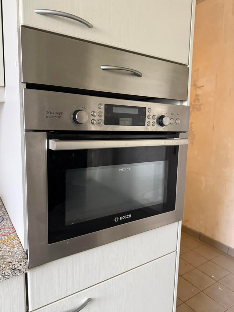 Inbouw combi oven Bosch, Elektronische apparatuur, Ovens, Ophalen, Zo goed als nieuw, Inbouw, Oven