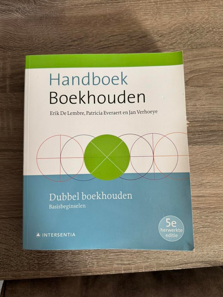 Handboek Boekhouden - Dubbel boekhouden (vijfde editie), Ophalen, Erik De Lembre; Patricia Everaert