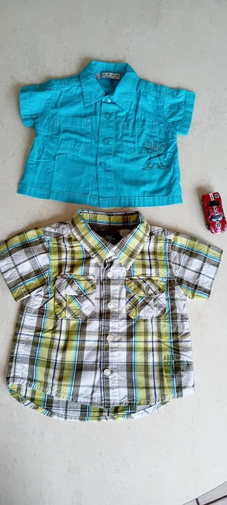 2 chemises manches courtes taille 3 mois, Enfants & Bébés, Vêtements de bébé | Taille 62, Neuf, Garçon, Chemisette ou Manches longues