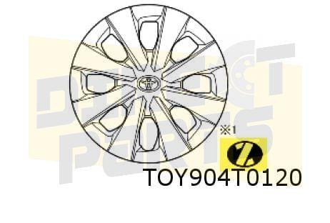 Toyota Corolla E21 Wieldop 16'' (type A)  Origineel! 4260202, Neuf, -, -, -