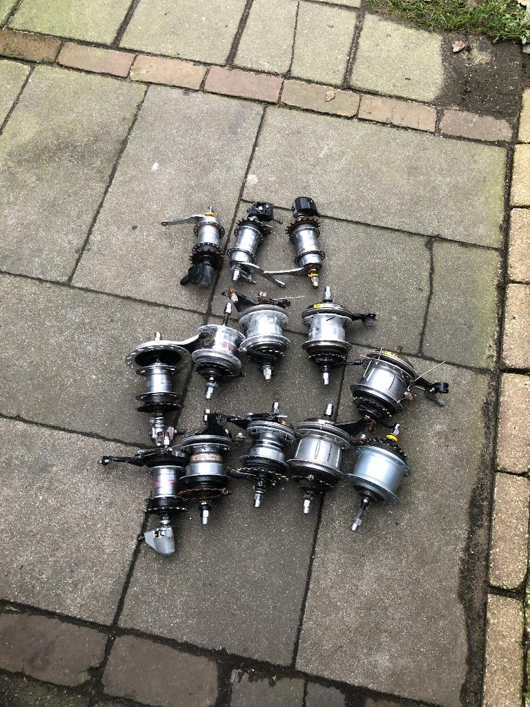 tk:Achterwiel naaf 26/28 inch( 3,4 ,7,8 versnelli)binnenwerk, Wiel, Gebruikt, Shimano Nexus, Algemeen