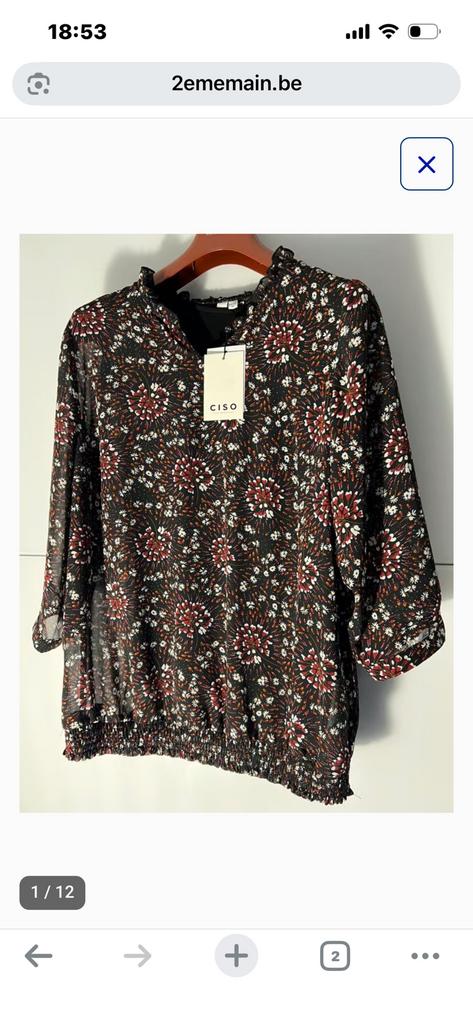 Blouse CISO, Enlèvement ou Envoi, Neuf, Taille 38/40 (M), Autres couleurs